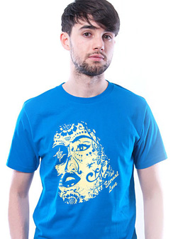 Herren T-Shirt Eternal Love blau